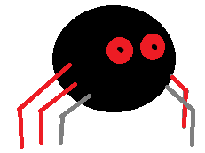 Es una araña muy pequeña